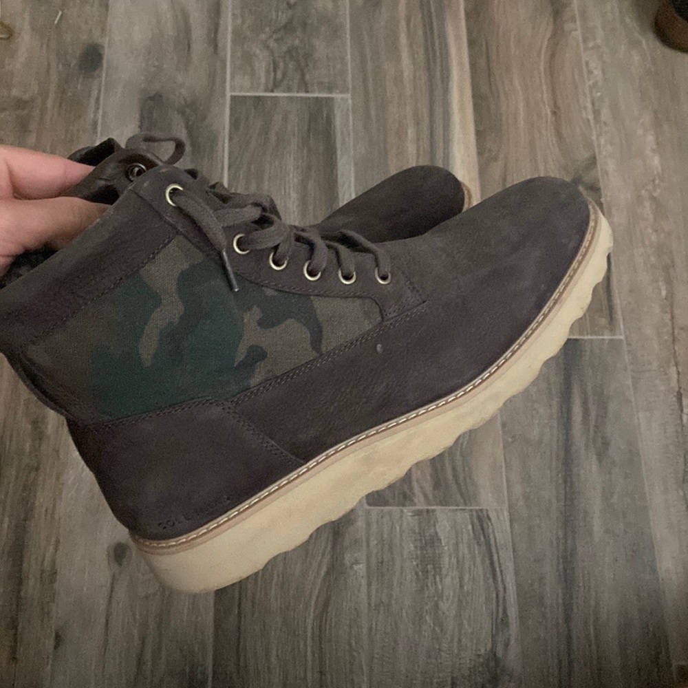 Camo Cole Haan boots
